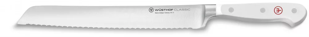 4152-0/23D – Classic White – Brotmesser – 23 cm – Doppelt gezahnt – In Geschenkbox