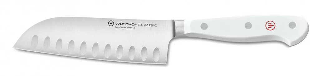 4182-0D – Classic White – Santoku – 14 cm – Fluted – Gift Box