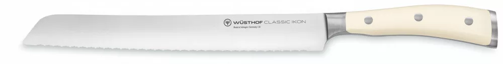 4163-0/23D – Classic Ikon Creme – Bread Knife – 23 cm – Double-Serrated – Boxed