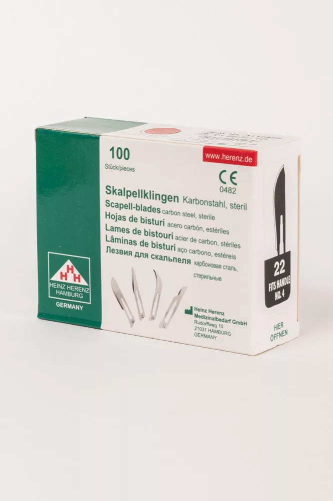 Klingen – für Pediküre-Werkzeuggriff 2040 – Hornhautmesser-4 – 100 Stück