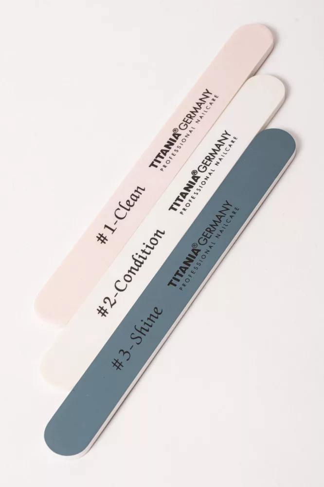 Nail buffer set – 3 pcs – 14.5 cm