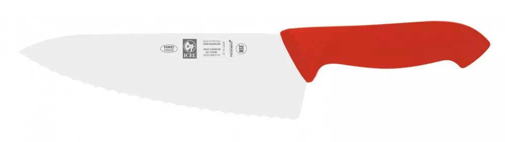 Horeca Prime – Chef's Knife – Serrated – 20 cm – Red