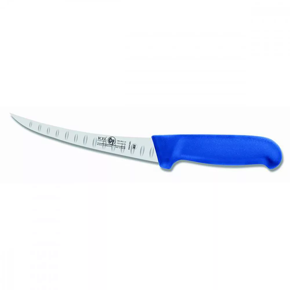 Safe – Csontozókés – Bordázott – 15 cm – Kék