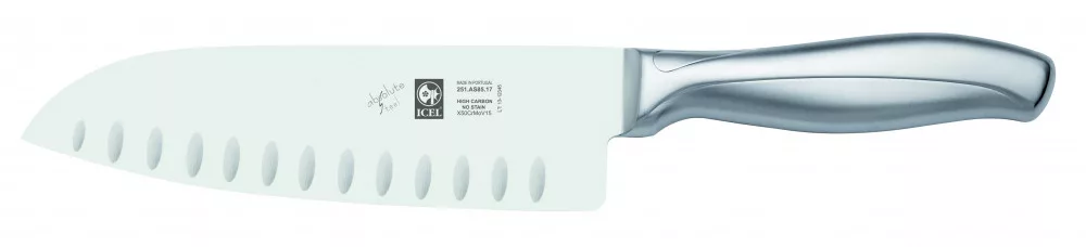 Absolute Steel – Santoku – 17 cm – Kullenschliff