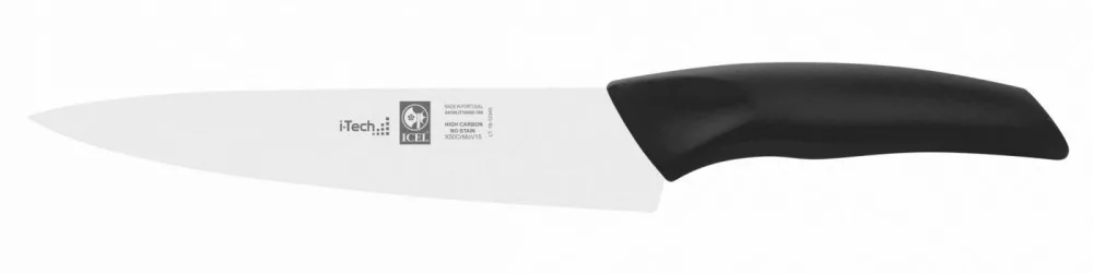 I-Tech – Kochmesser – 18 cm – Schwarz