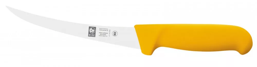 Poly – Skandináv csontozókés – Flexi – 13 cm – Sárga