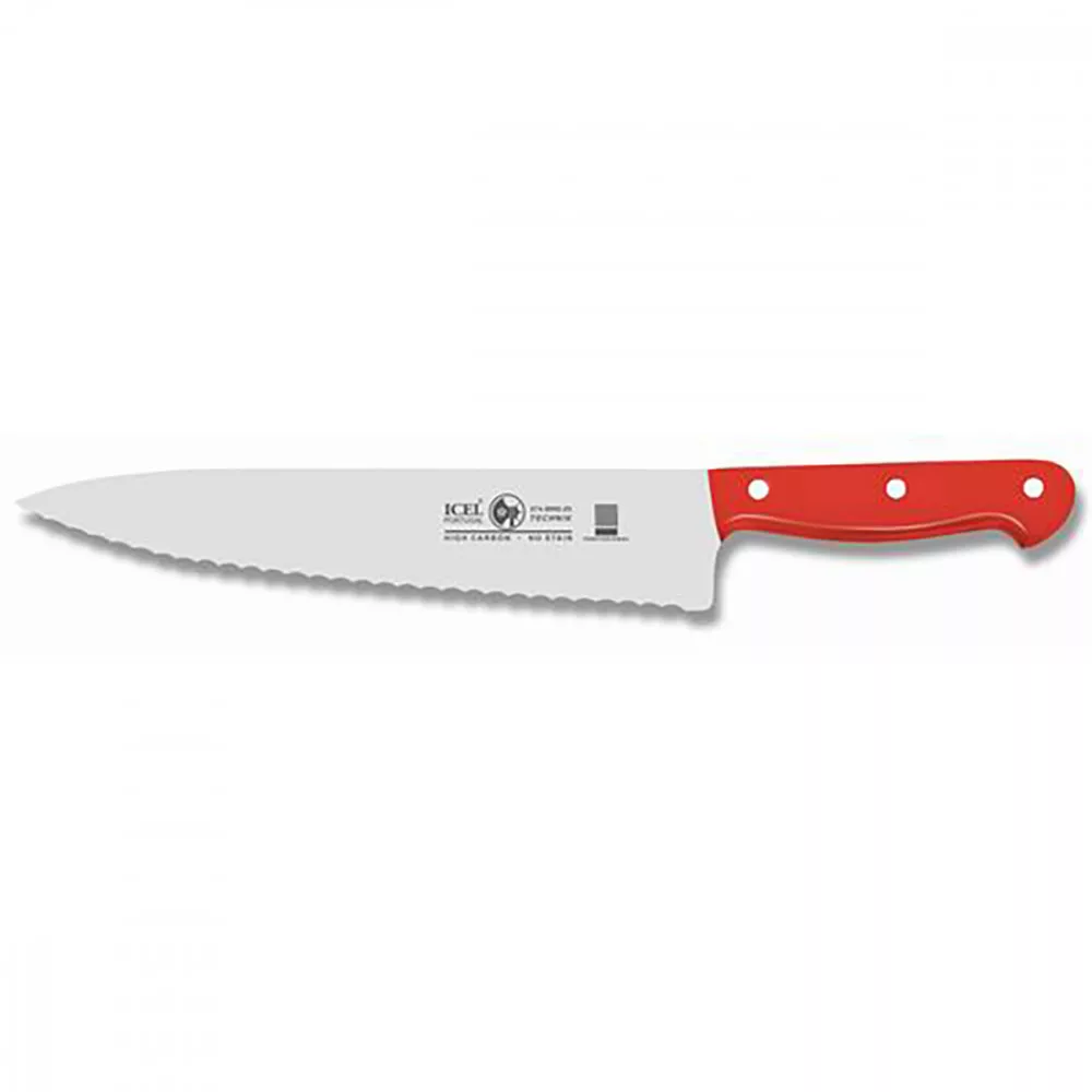 Technik – Serrated Chef's Knife – 20 cm – Red