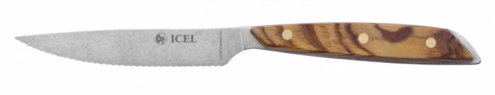 Steakmesser – Gezackt – 11 cm – Olivenholz