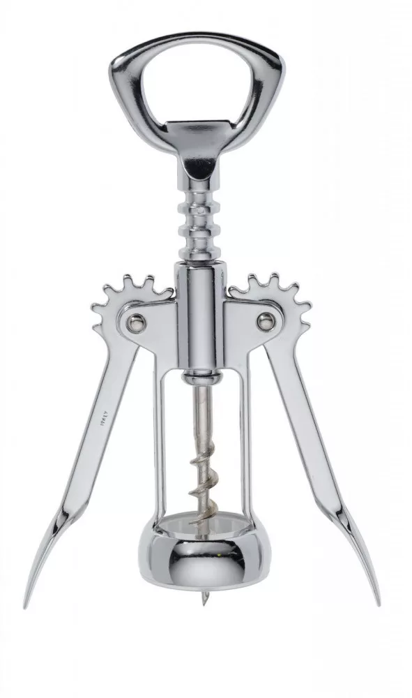 Corkscrew – Winged Design – Silver