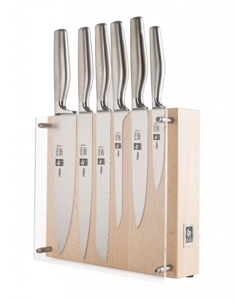 Platina – Knife set – 6-piece – In magnetic knife block