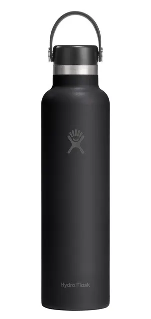 24 Oz Standard Flex Cap Black