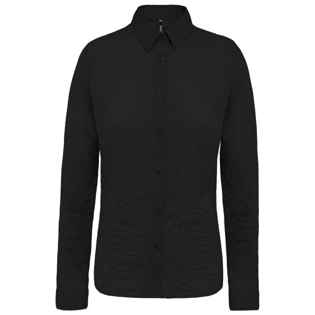 Ladies’ Long-Sleeved Cotton Poplin Shirt