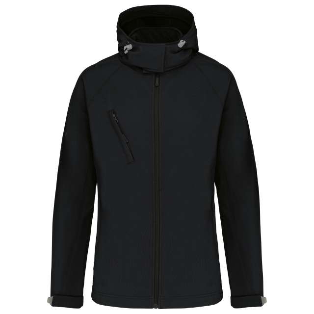 Ladies' Detachable Hooded Softshell Jacket