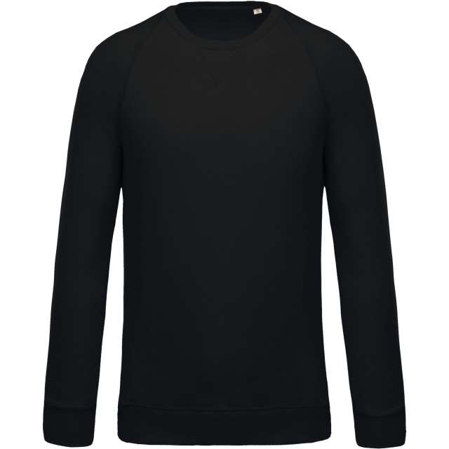 Men's Organic Cotton Crew Neck Raglan Sleeve Sweatshirt