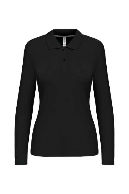 Damen Langarm Poloshirt