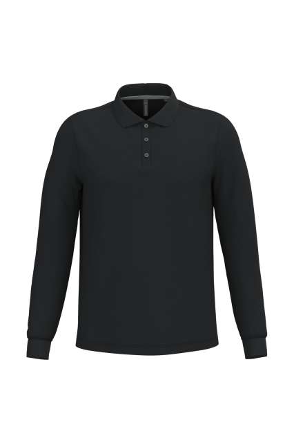 Herren Langarm-Poloshirt