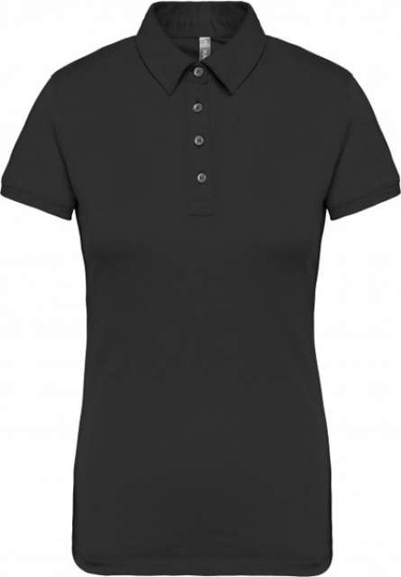 Damen Kurzärmliges Jersey Poloshirt
