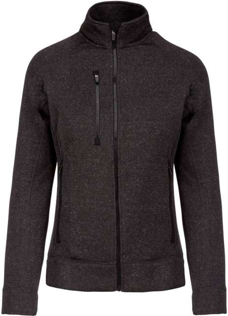 Ladies' Full Zip Heather Jacket