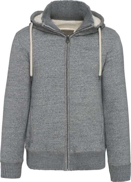 Vintage Sherpa-Lined Fleece Jacket