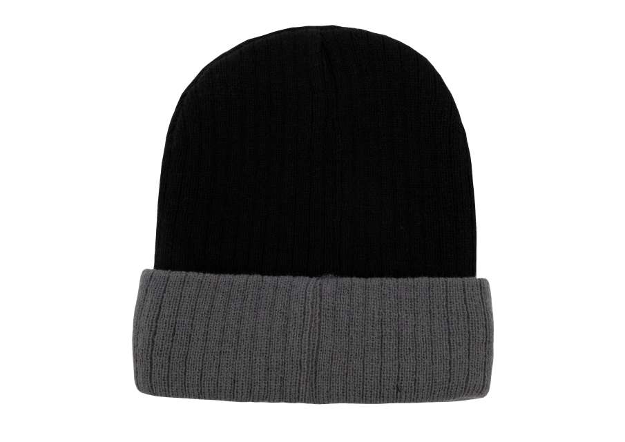 Two-Tone Knitted Hat - Metz