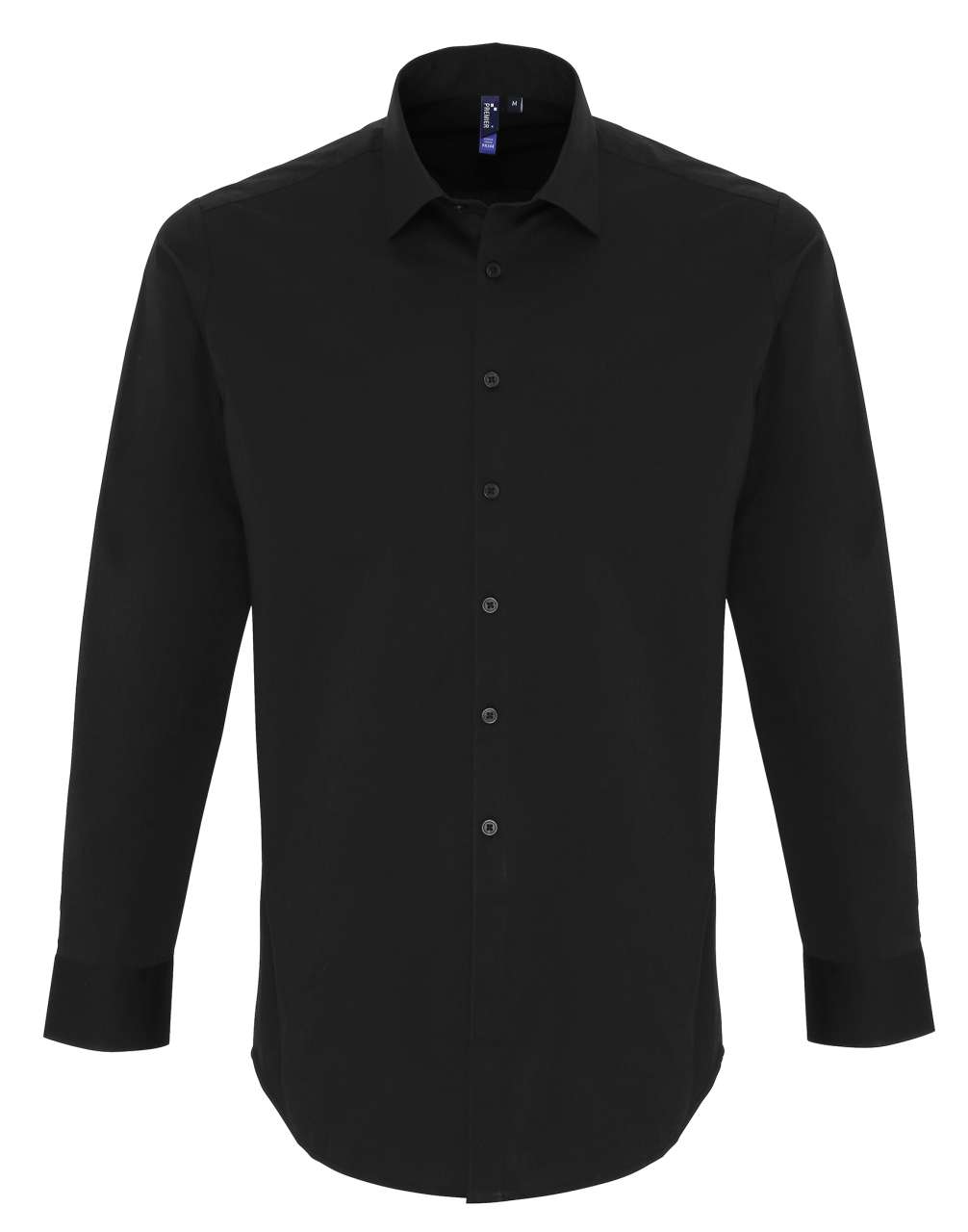 Men's Stretch-Fit Cotton Poplin Long Sleeve Shirt