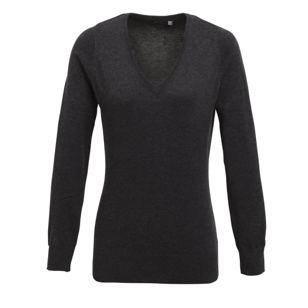 Damen Gestrickter V-Ausschnitt Pullover
