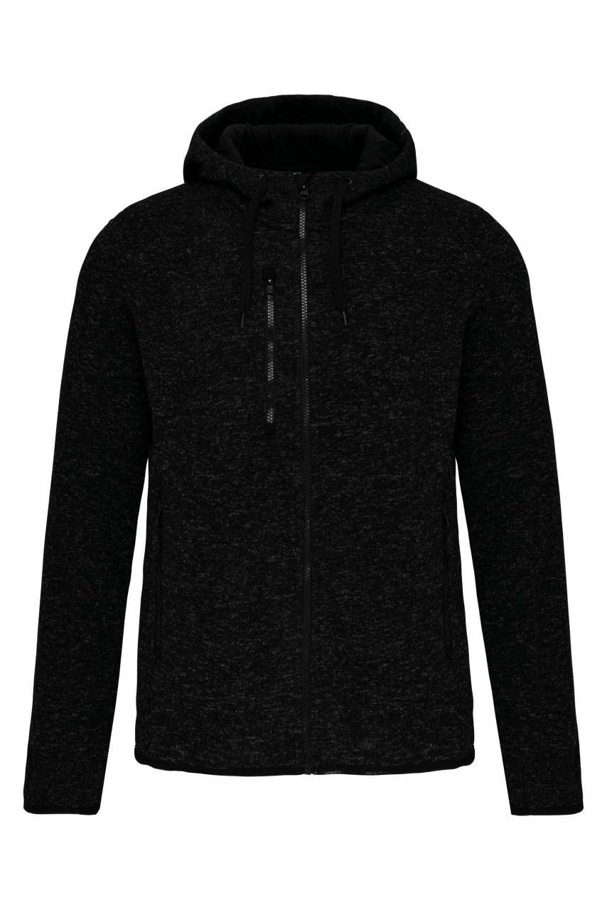 Herren Heather Kapuzenjacke