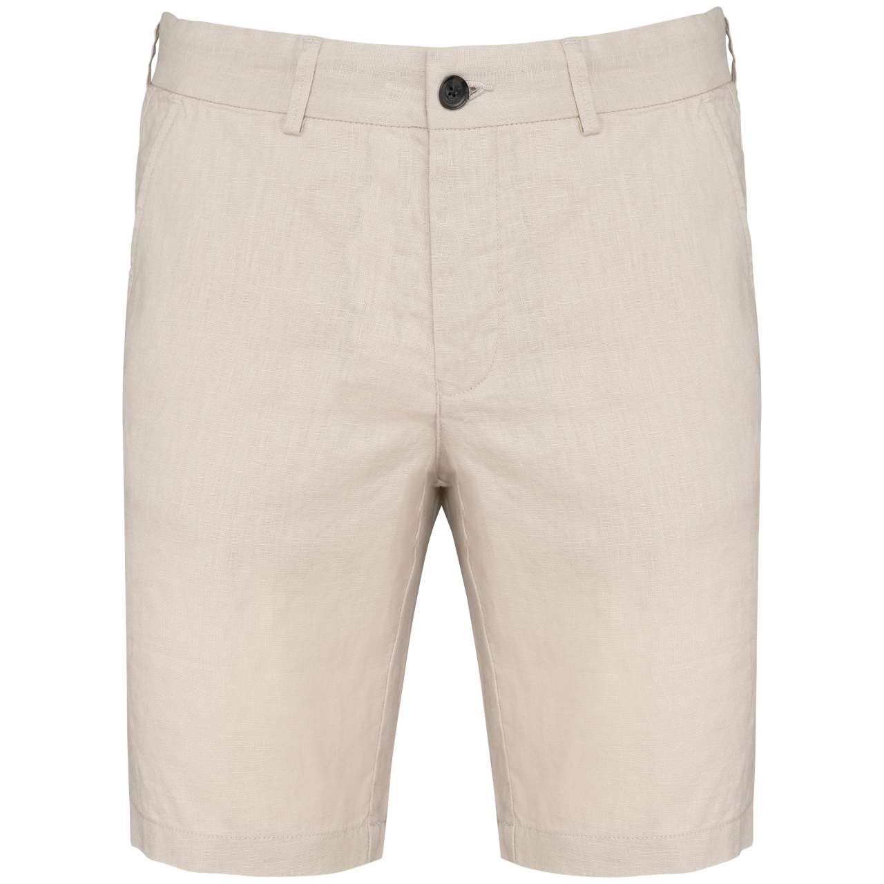 Herren Leinen Bermuda