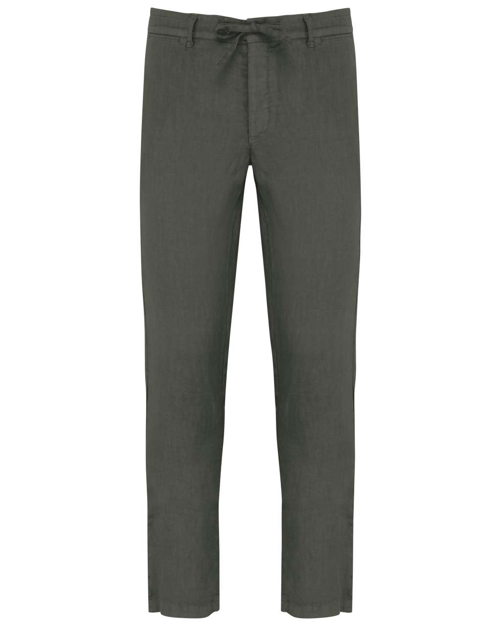 Ökofreundliche Herren Leinenhose Im Washed-Effect
