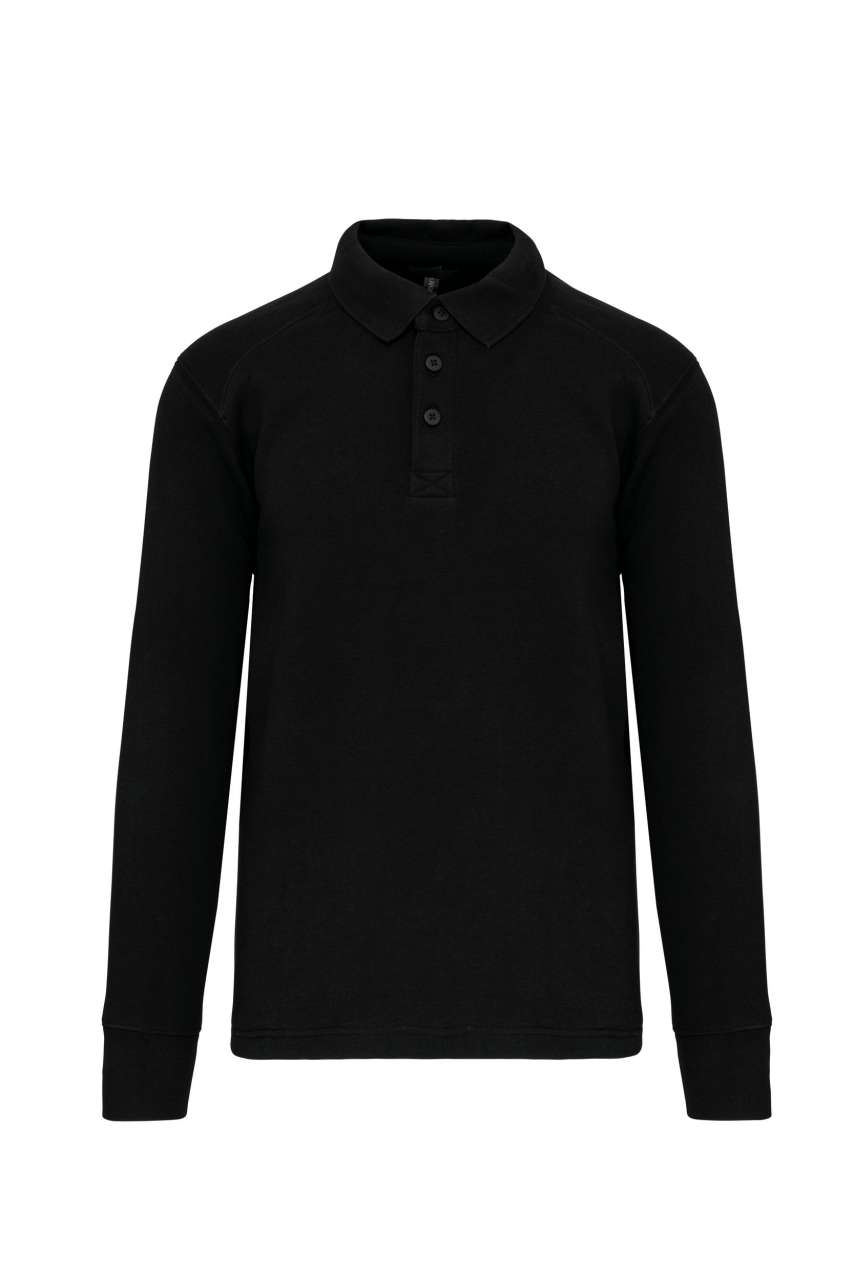 Polokragen-Sweatshirt