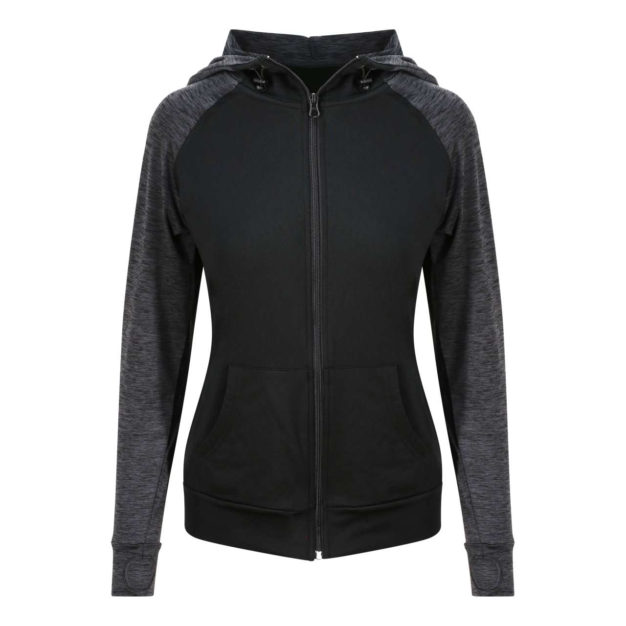 Damen Cool Kontrast Zoodie