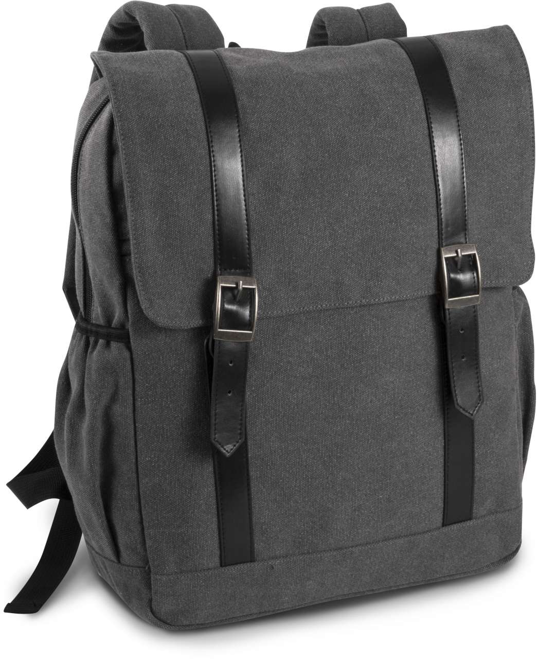 Flap-Top Canvas Rucksack