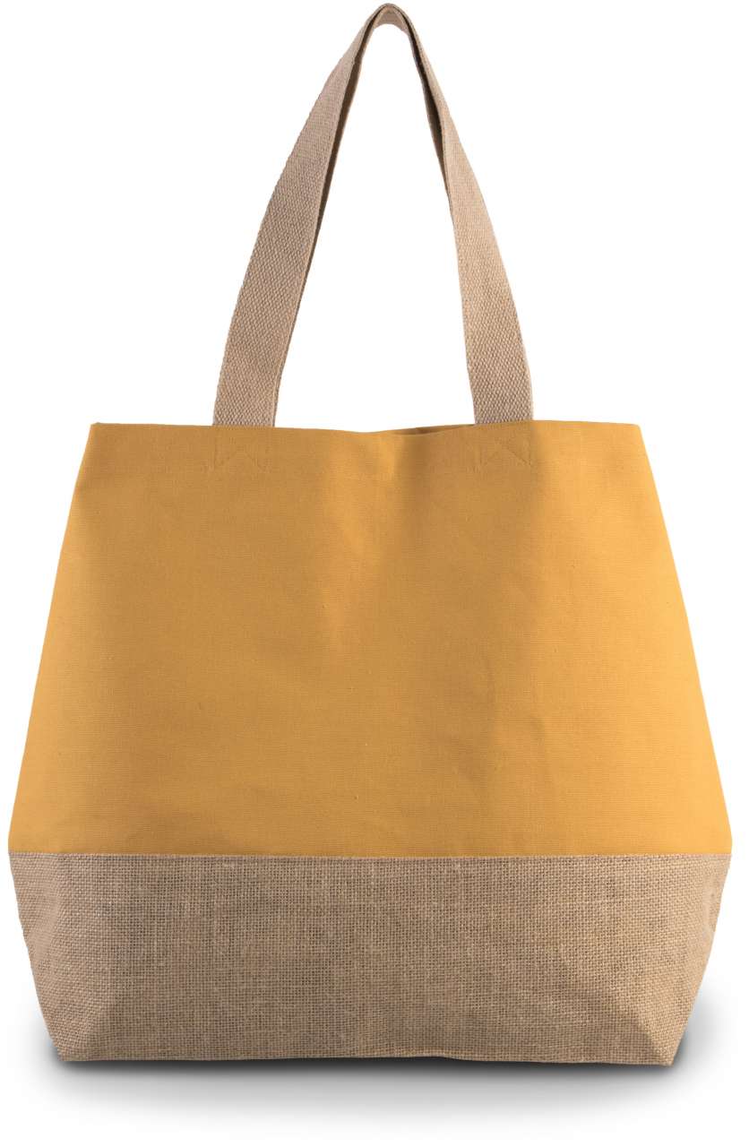 Canvas & Jute Hold-All Shoppertasche