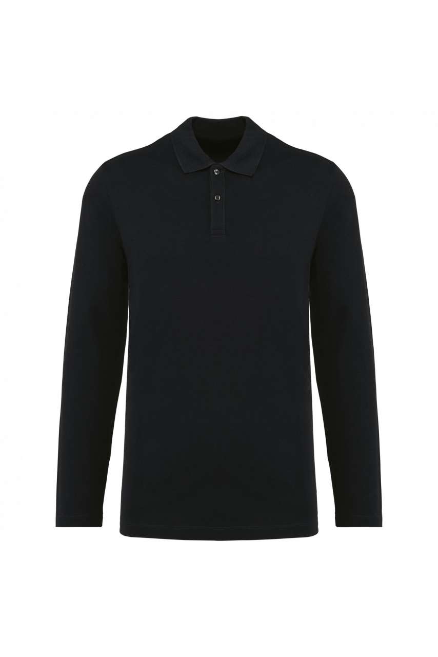 Men's Long-Sleeved Supima® Polo Shirt