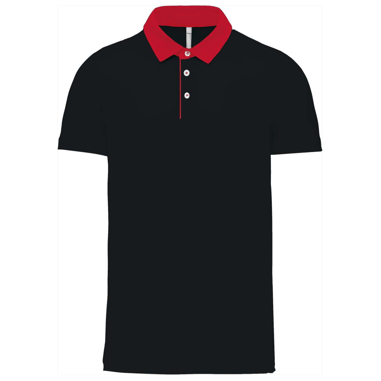 Men's Two-Tone Jersey Polo Shirt