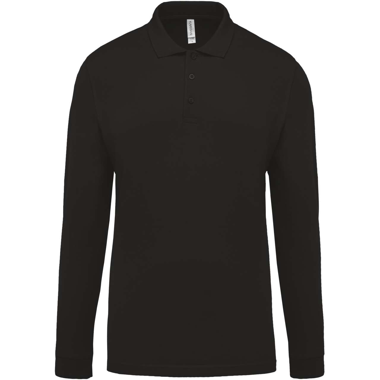 Herren Langarm Piqué Poloshirt