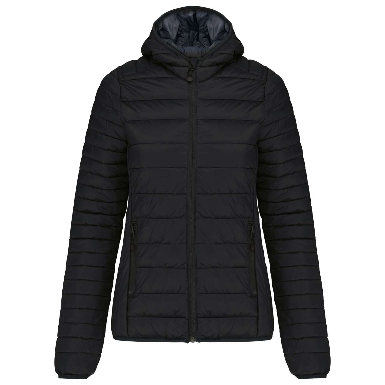 Damen Leichte Gepolsterte Jacke mit Kapuze