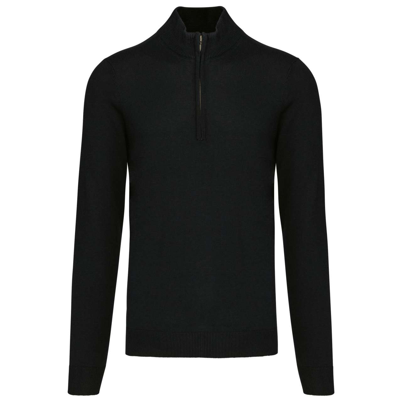 Men's Zip Neck Jumper