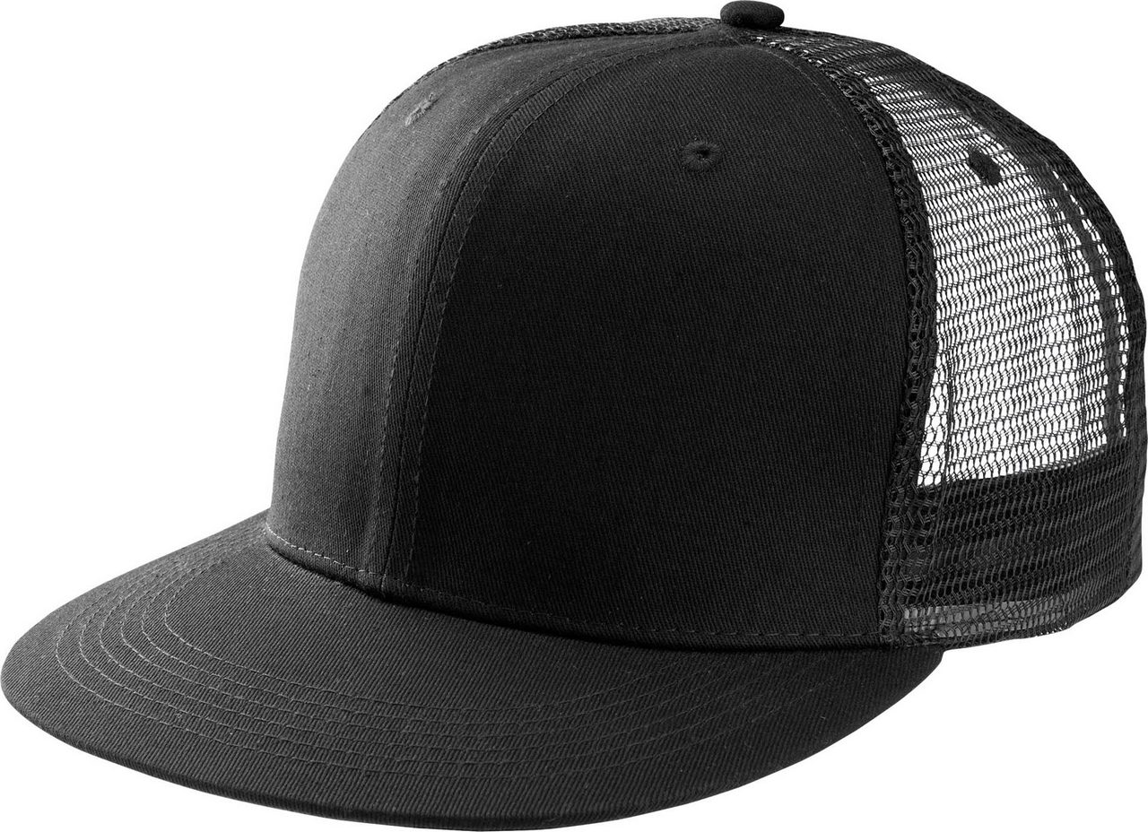 Trucker Flat Peak Cap - 6 Panels