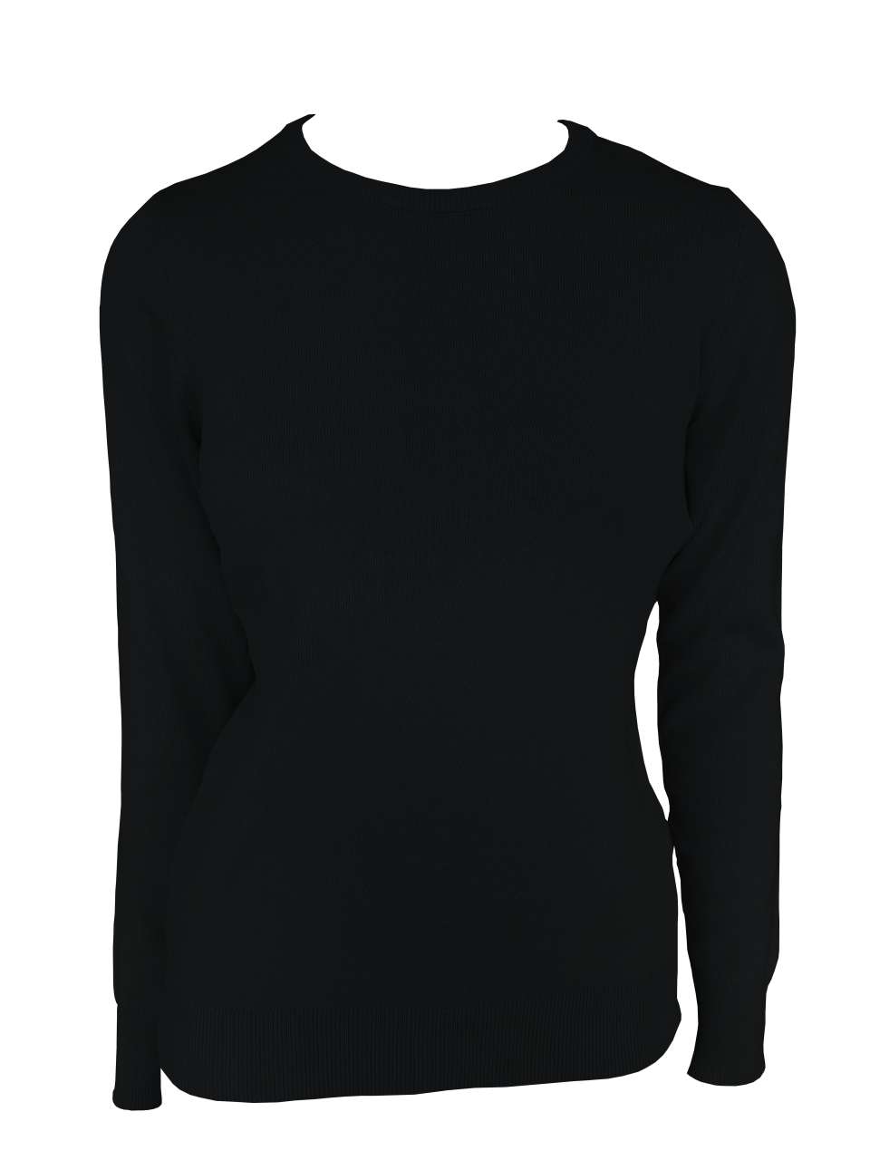 Women’s Crew Neck Fine Gauge Cotton Pullover