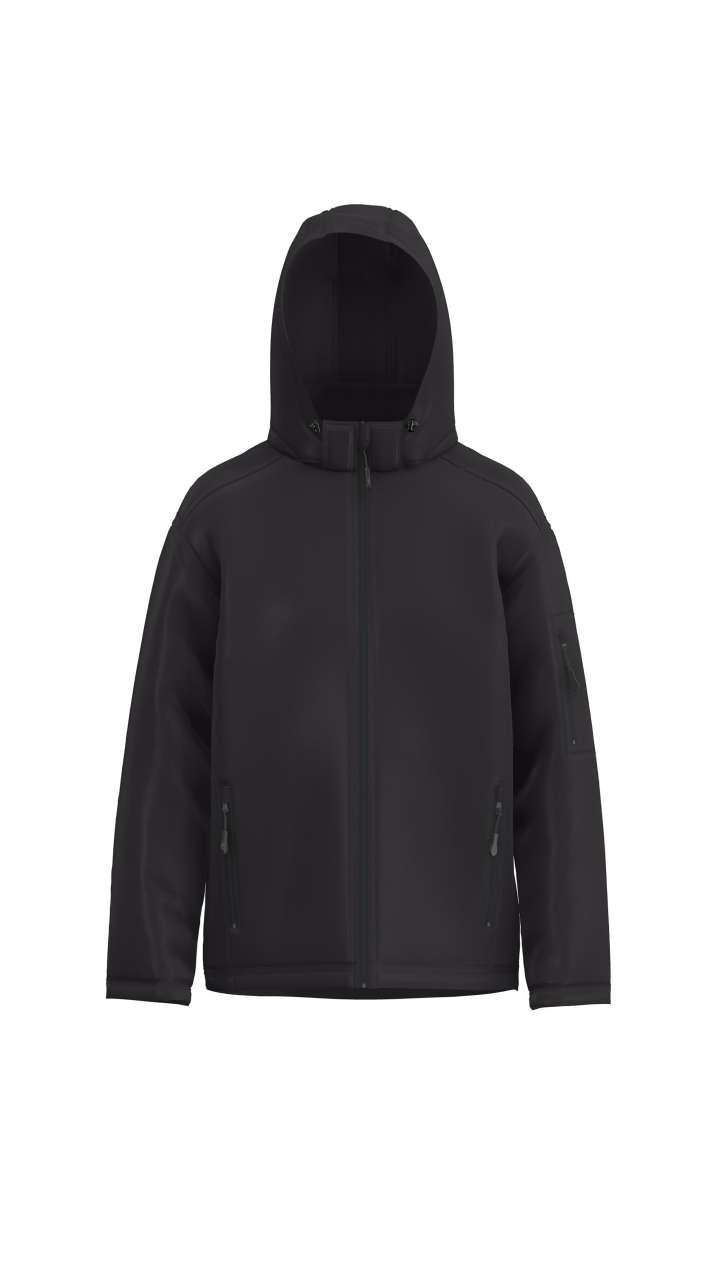 Herren 3-Lagen Abnehmbare Kapuzen Softshelljacke