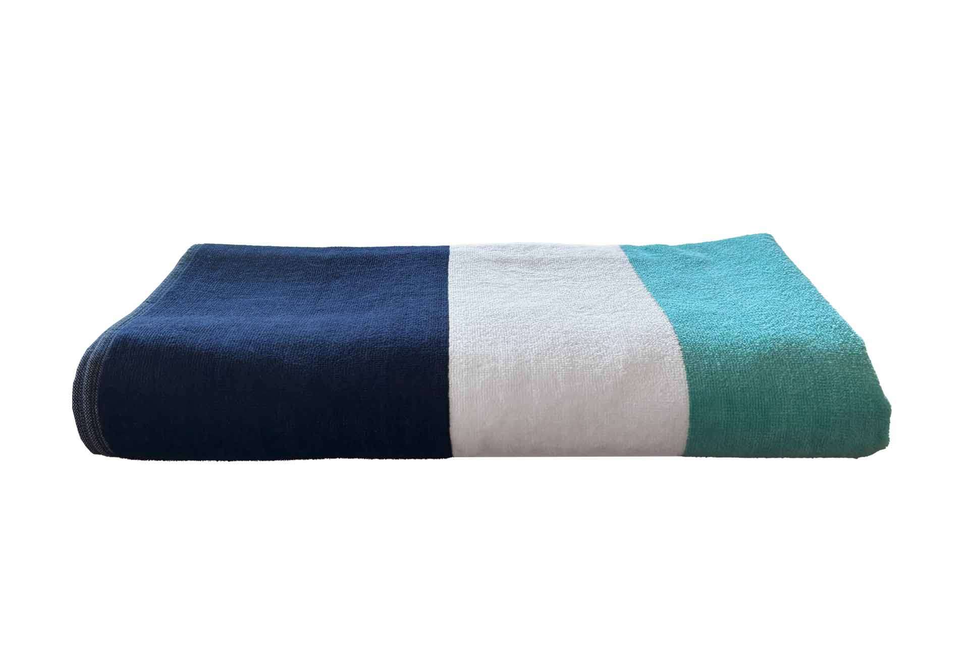 Olima „Nautical Stripe” Beach Velour Towel
